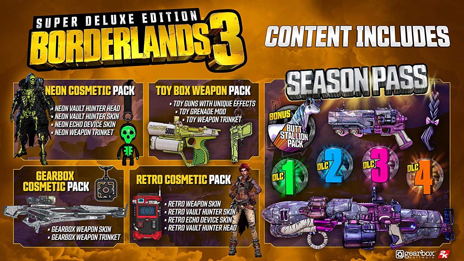 Borderlands 3 - Super Deluxe Edition [PlayStation 4] PlayStation 4 Video Game 2K Games