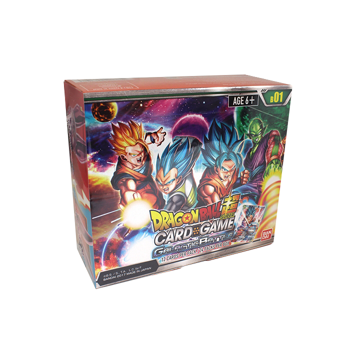 Dragon Ball Super TCG: Galactic Battle Booster Box - Series 1 - 24 Packs Card Game Bandai Namco   