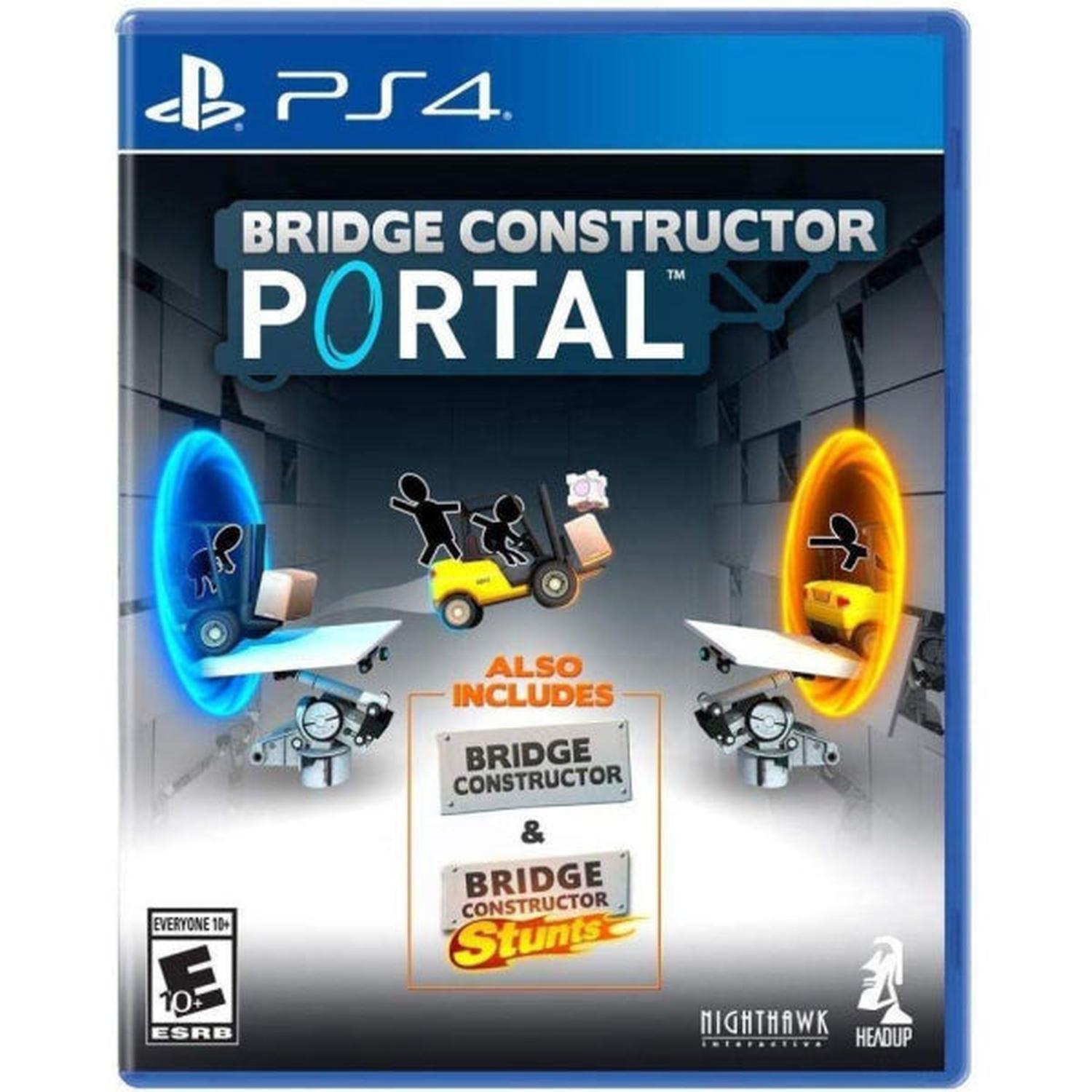 Bridge Constructor Portal [PlayStation 4] PlayStation 4 Video Game Nighthawk Interactive