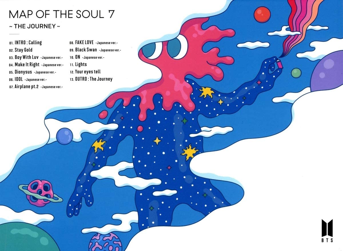 BTS - Map Of The Soul: 7 - The Journey -  Limited Edition Version D (CD + Book) [Audio CD] Audio CD/Vinyl Universal Music   