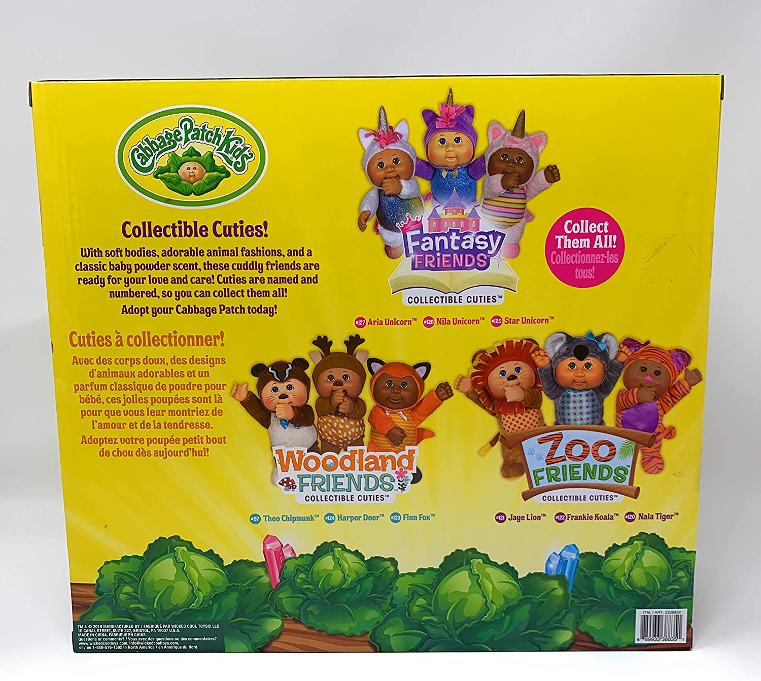 Cabbage Patch Kids Fantasy Friends 9-inch Unicorns - 3 Pack Toys & Games Cabbage Patch Kids