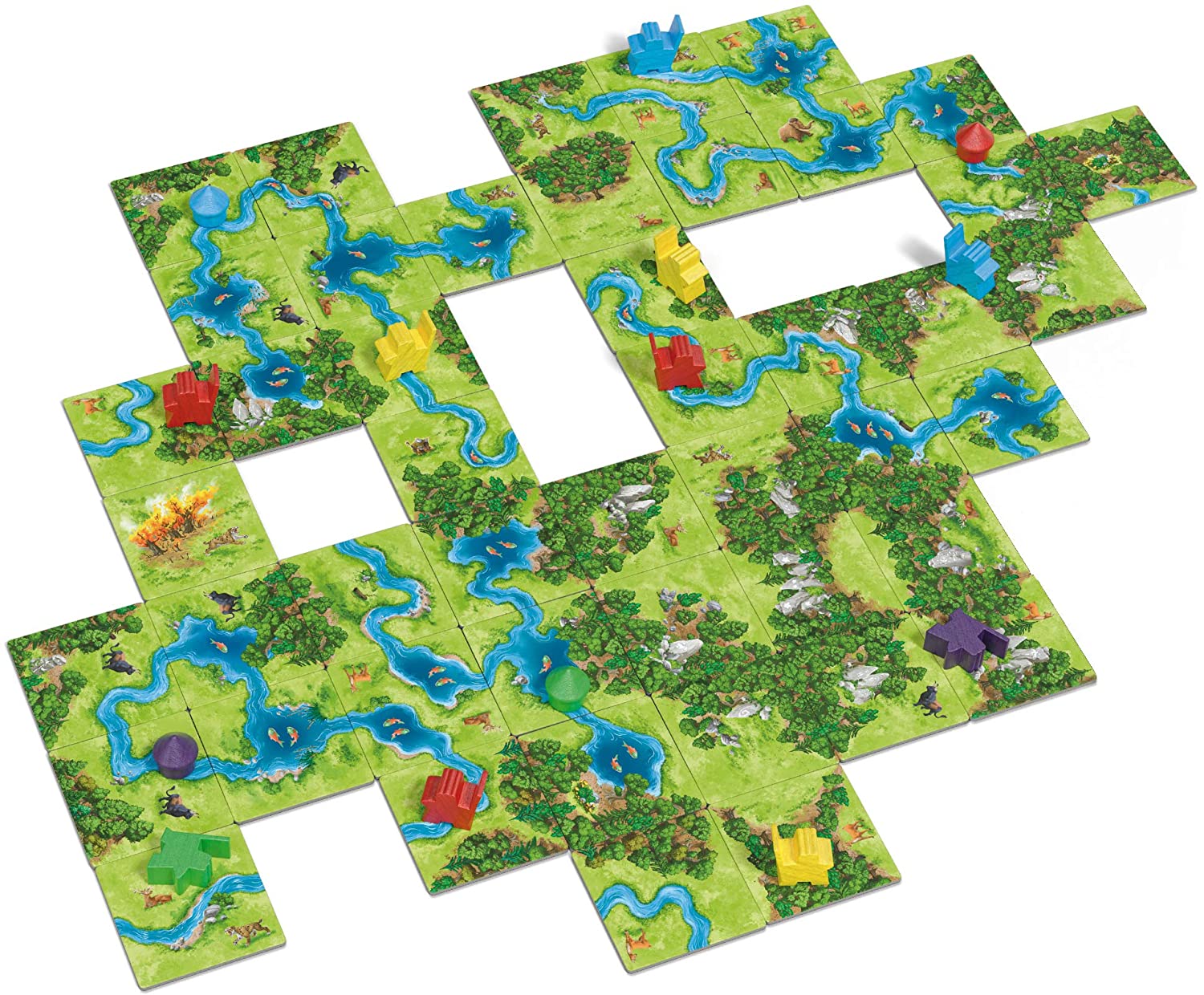 Carcassonne: Hunters and Gatherers [Board Game, 2-5 Players] Board Game Z-Man Games   