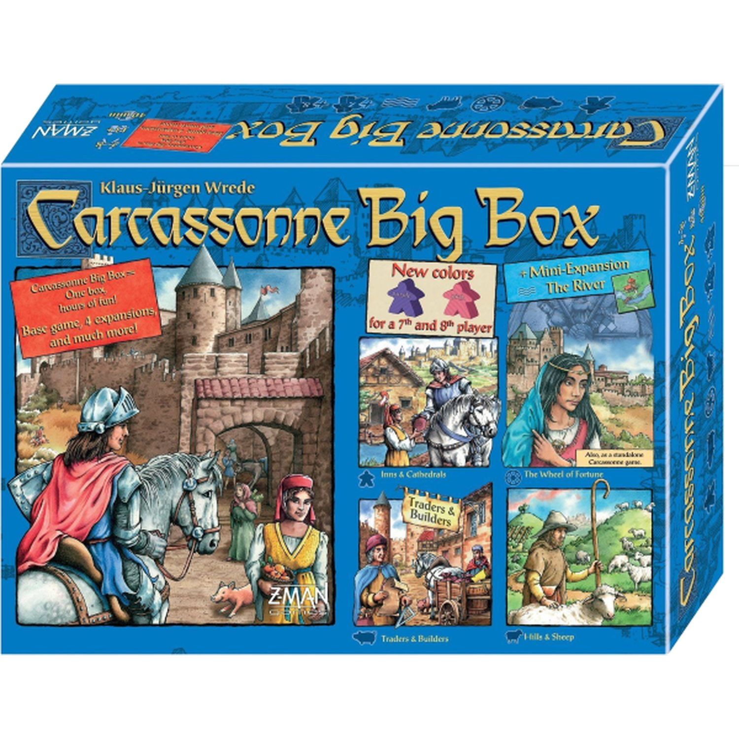 Carcassonne Big Box - 5th Edition [Board Game, 2-8 Players] Board Game Hans im Gluck   