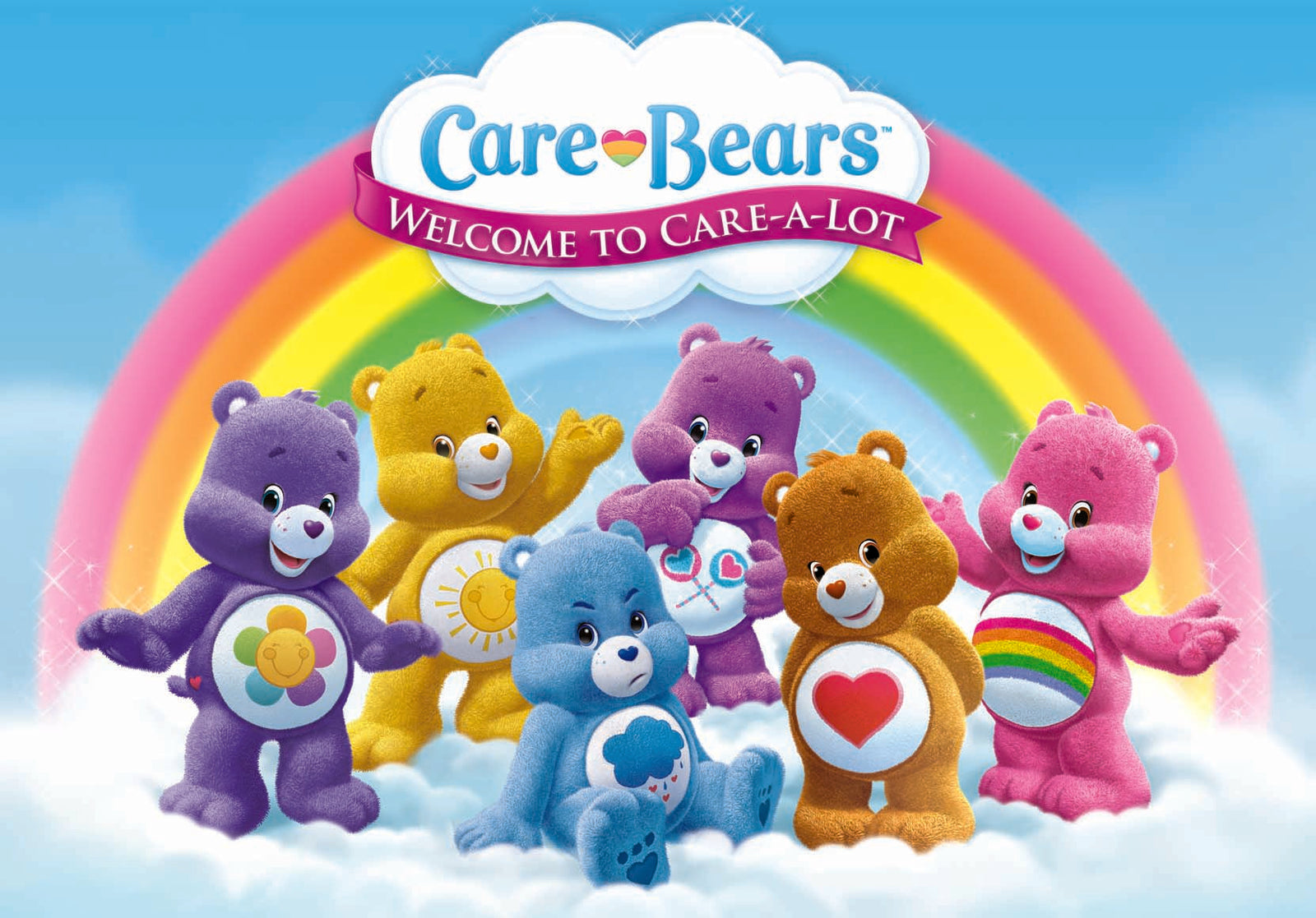 Care Bears 12 Inch Super Soft Plush - Cheer Bear Plushies Care Bears