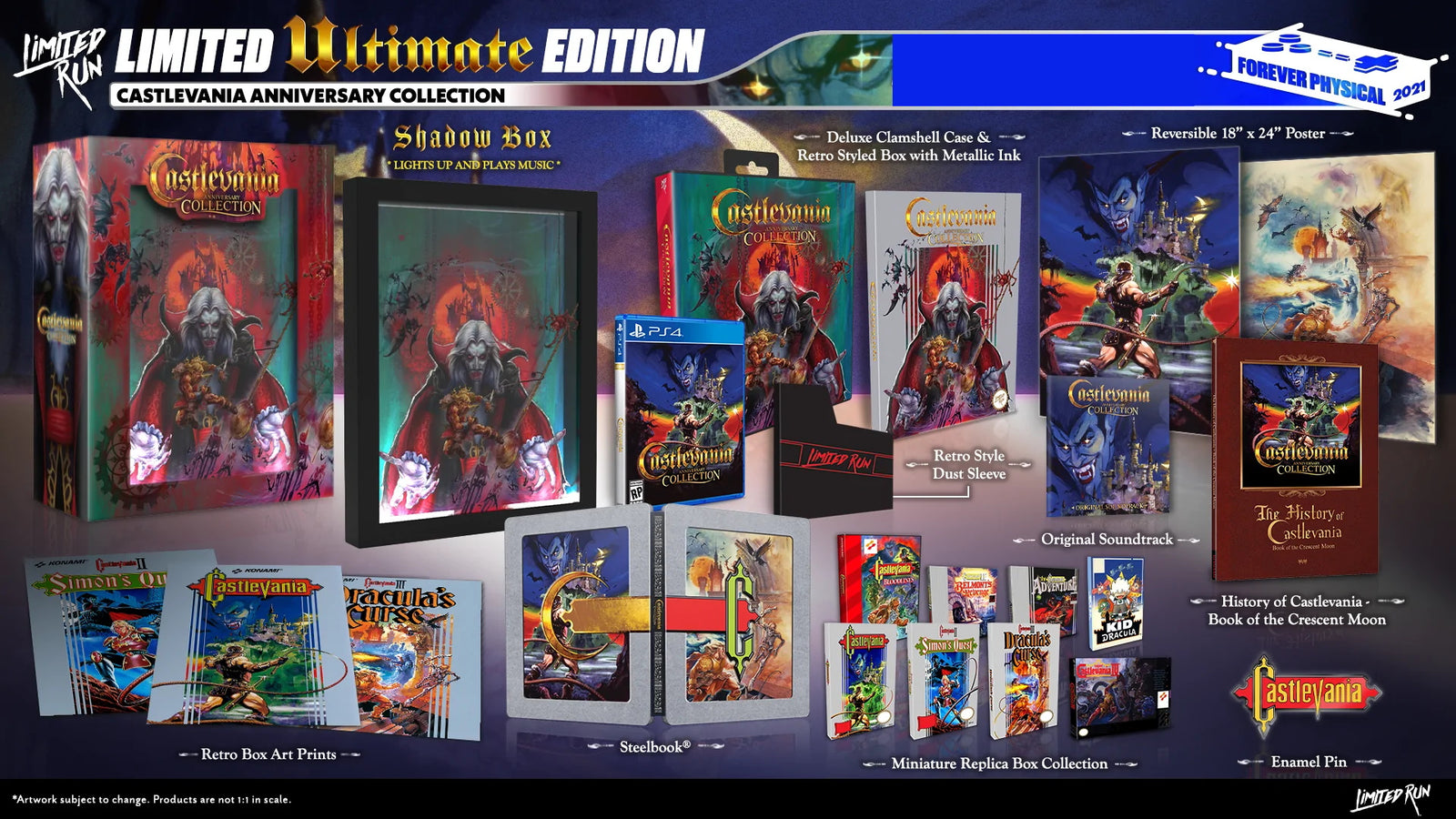 Castlevania Anniversary Collection - Ultimate Edition - Limited Run #405 [PlayStation 4] PlayStation 4 Video Game Limited Run Games   
