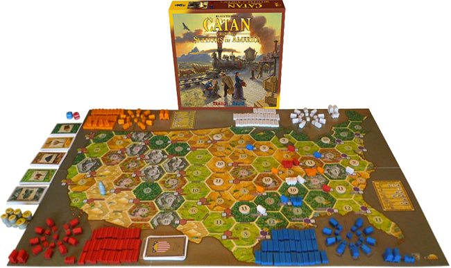 Catan Histories: Settlers of America [Board Game, 3-4 Players] Board Game Mayfair Games   