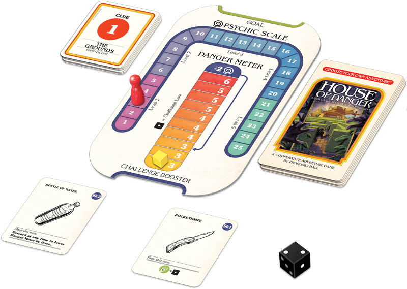 Choose Your Own Adventure: House of Danger [Board Game, 1+ Players] Board Game Z-Man Games   