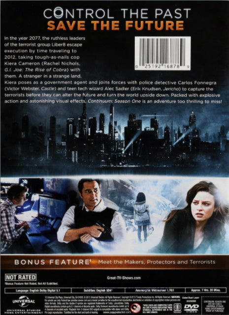 Continuum: Season One [DVD Box Set] DVDs & Blu-Rays Universal Pictures   