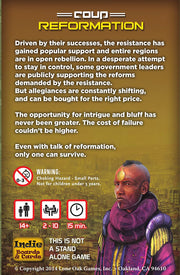 Coup: Reformation Card Game Indie Boards & Cards   