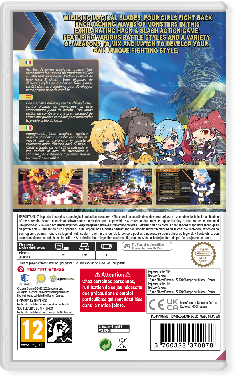 Croixleur Sigma [Nintendo Switch] Nintendo Switch Video Game Red Art Games   