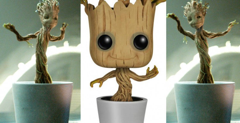 Funko POP! Marvel: Guardians of the Galaxy - Dancing Groot Vinyl Bobble-Head Toys & Games Funko