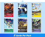 Digimon Card Game: Great Legend Power Up Pack - 2 Cards Per Pack Card Game Bandai Namco   