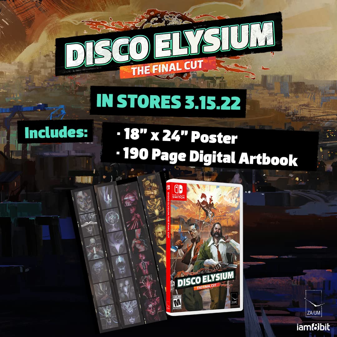 Disco Elysium: The Final Cut [Nintendo Switch] Nintendo Switch Video Game SkyBound Games