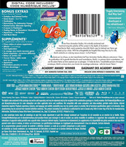 Disney Pixar's Finding Nemo [Blu-ray + DVD + Digital] DVDs & Blu-Rays Disney   