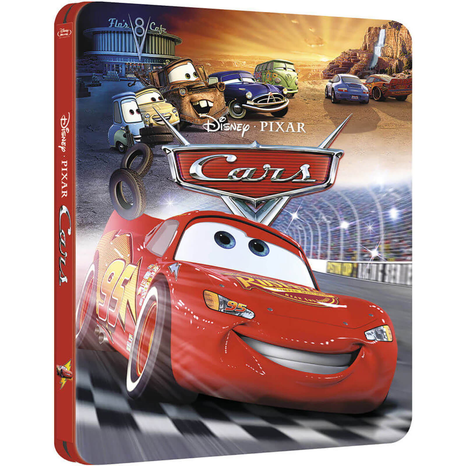 Disney Pixar's Cars - Limited Edition SteelBook [3D + 2D Blu-ray] DVDs & Blu-Rays Disney   
