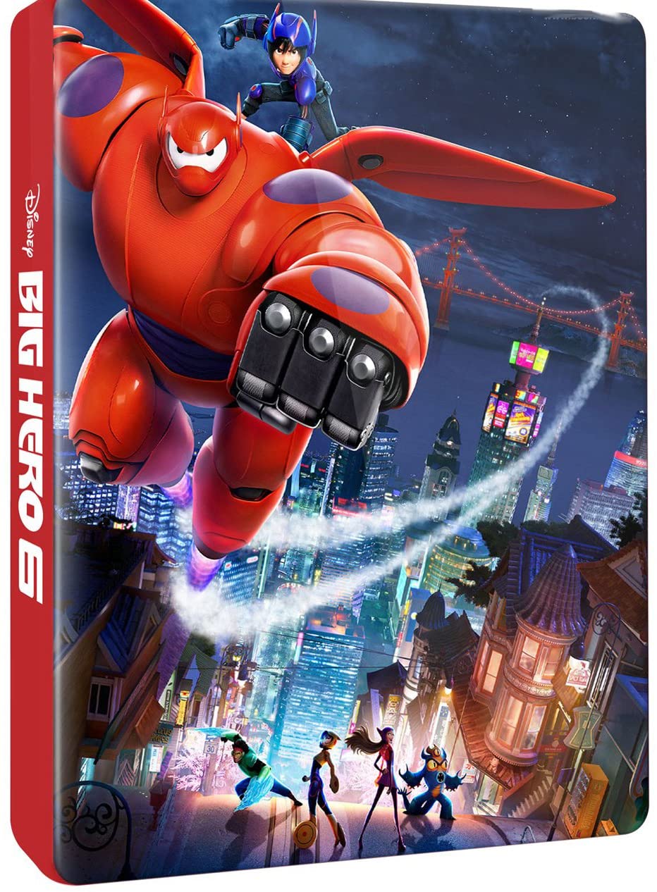 Disney's Big Hero 6 - Limited Edition SteelBook [3D + 2D Blu-ray] DVDs & Blu-Rays Disney   