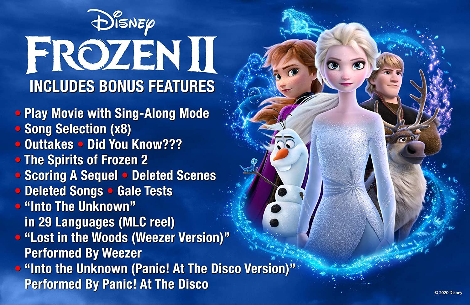 Disney's Frozen II [3D + 2D Blu-Ray] DVDs & Blu-Rays Disney   