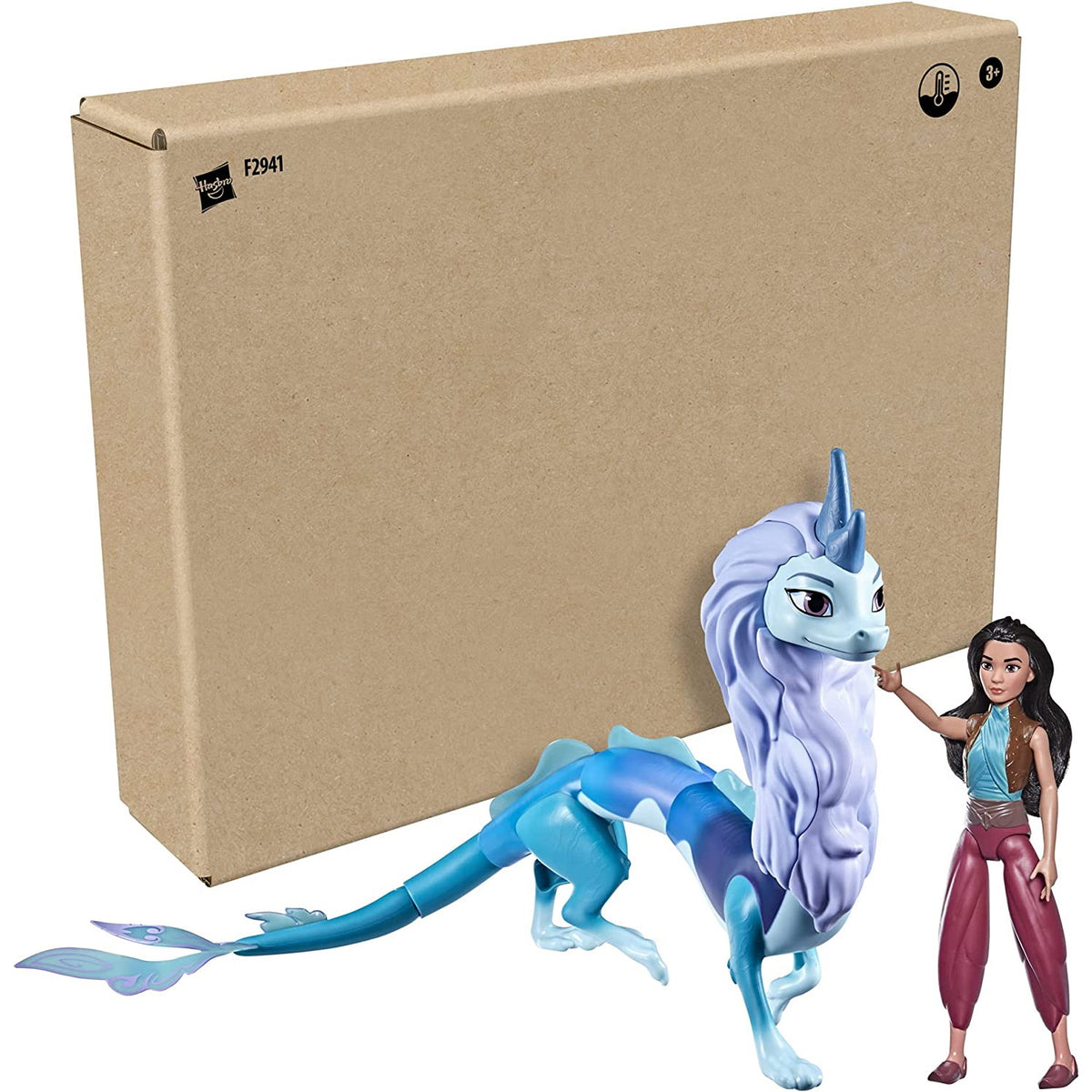 Disney's Raya and The Last Dragon Color Splash Raya and Sisu Dragon Water Toy Toys & Games Hasbro