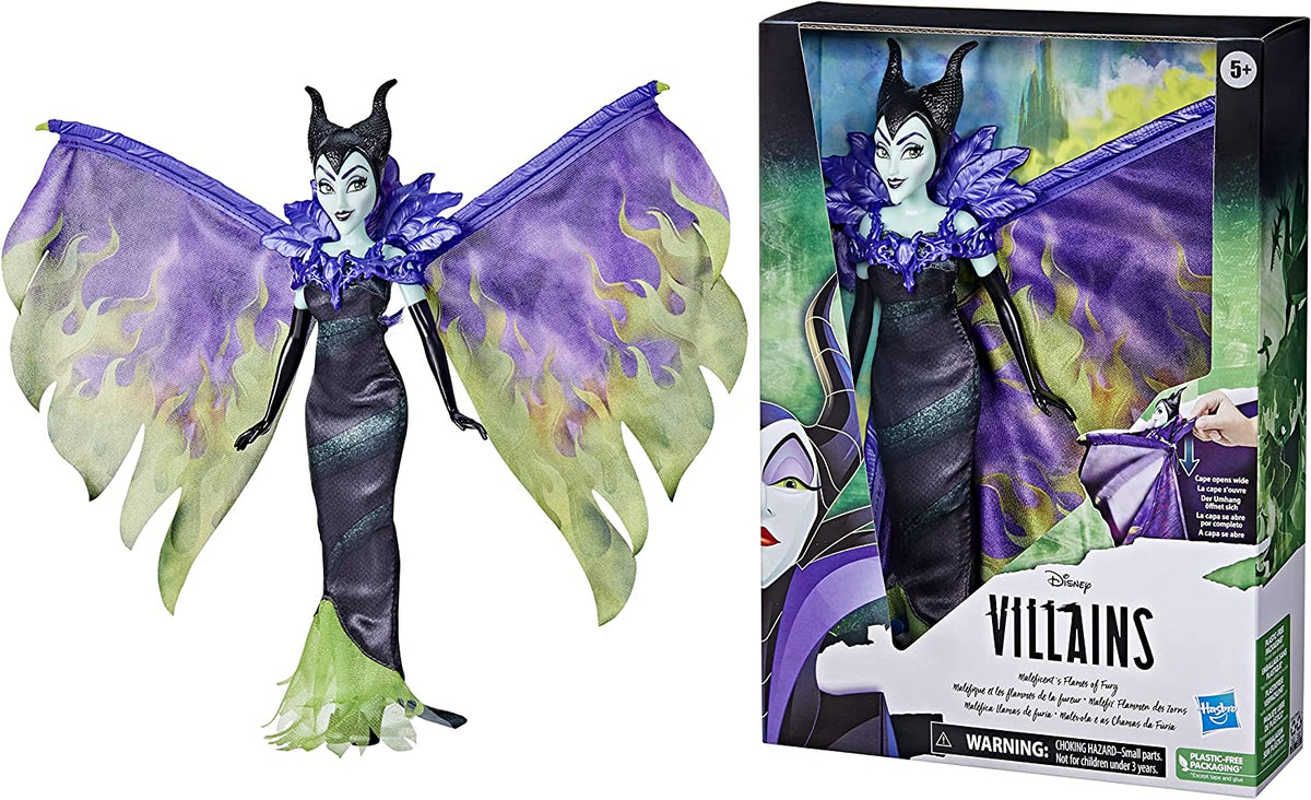 Disney Villains Maleficent's Flames of Fury Fashion Doll Toys & Games Hasbro