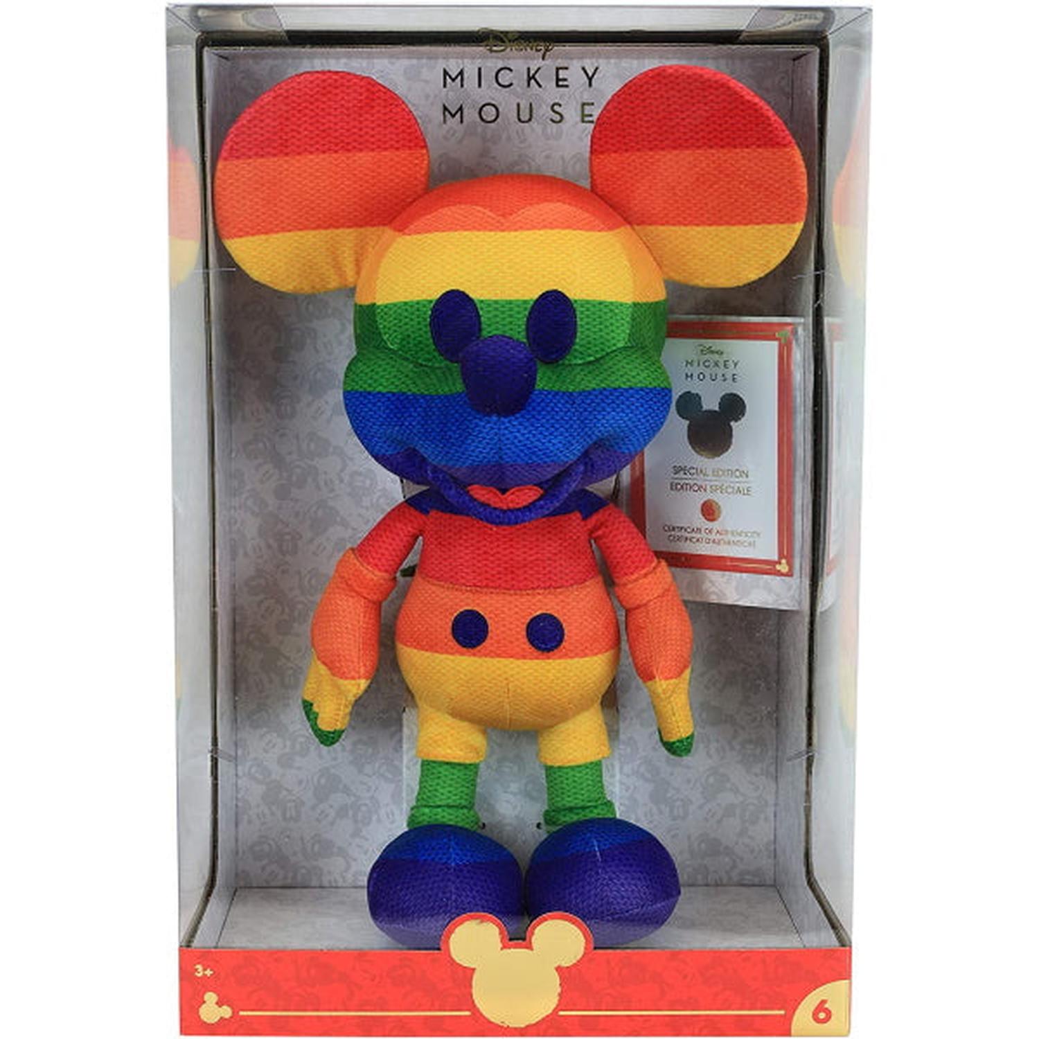 Disney Year of The Mouse Collector Plush - Rainbow Mickey Mouse [Toy, Ages 3+] Plushies Disney