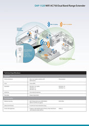 D-Link AC750 Wireless Dual Band Range Extender - DAP-1520 [Electronics] Electronics D-Link   