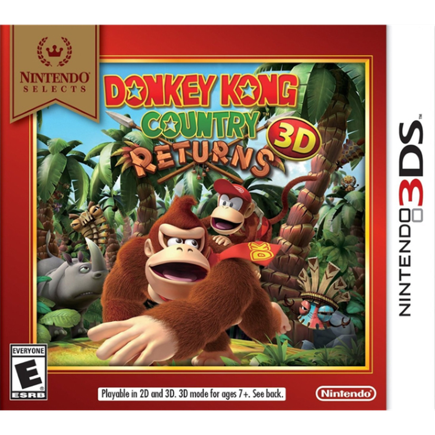 Donkey Kong Country Returns 3D [Nintendo 3DS] Nintendo 3DS Video Game Nintendo   