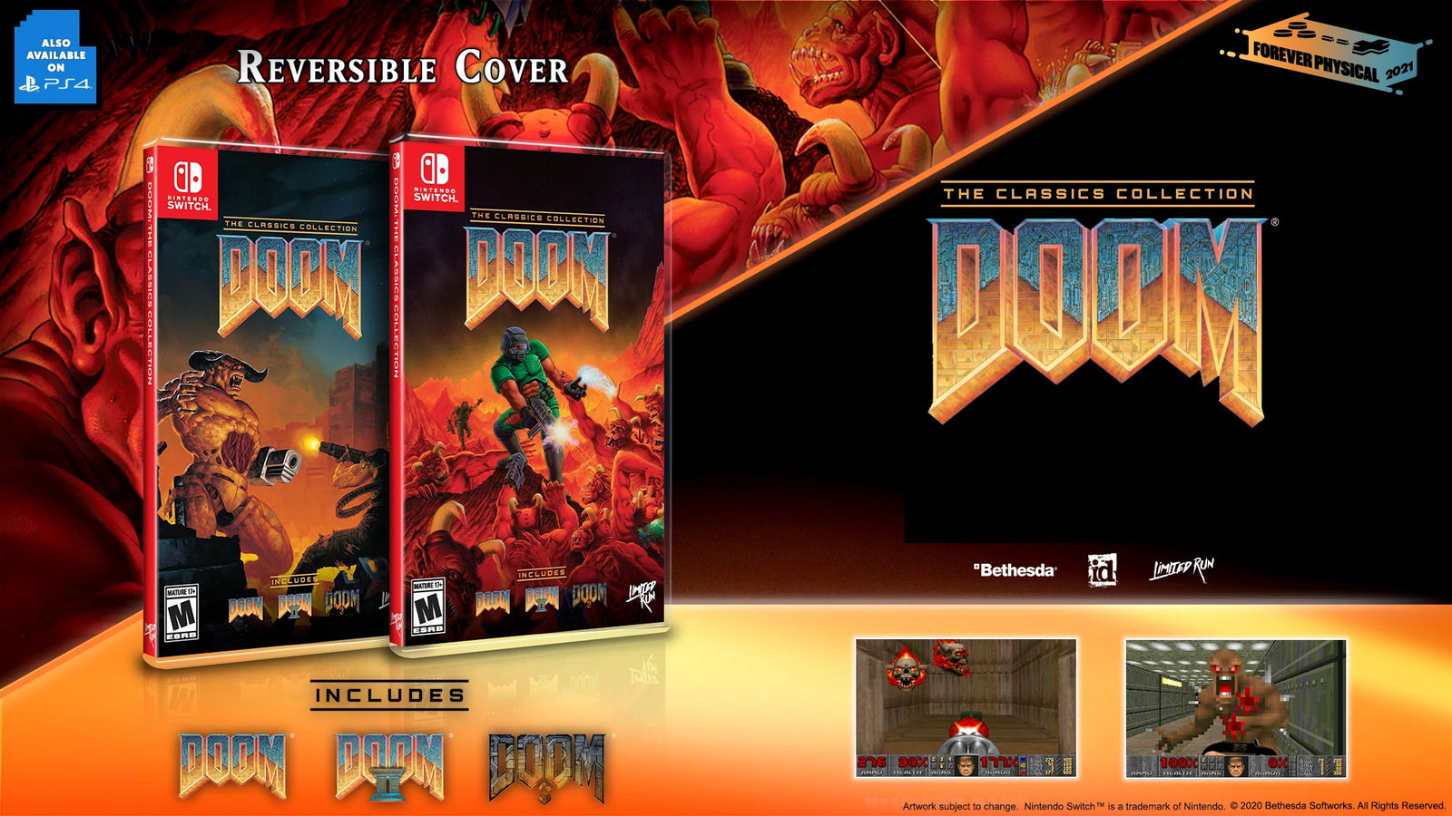 DOOM: The Classics Collection - Limited Run #102 [Nintendo Switch] Nintendo Switch Video Game Limited Run Games   