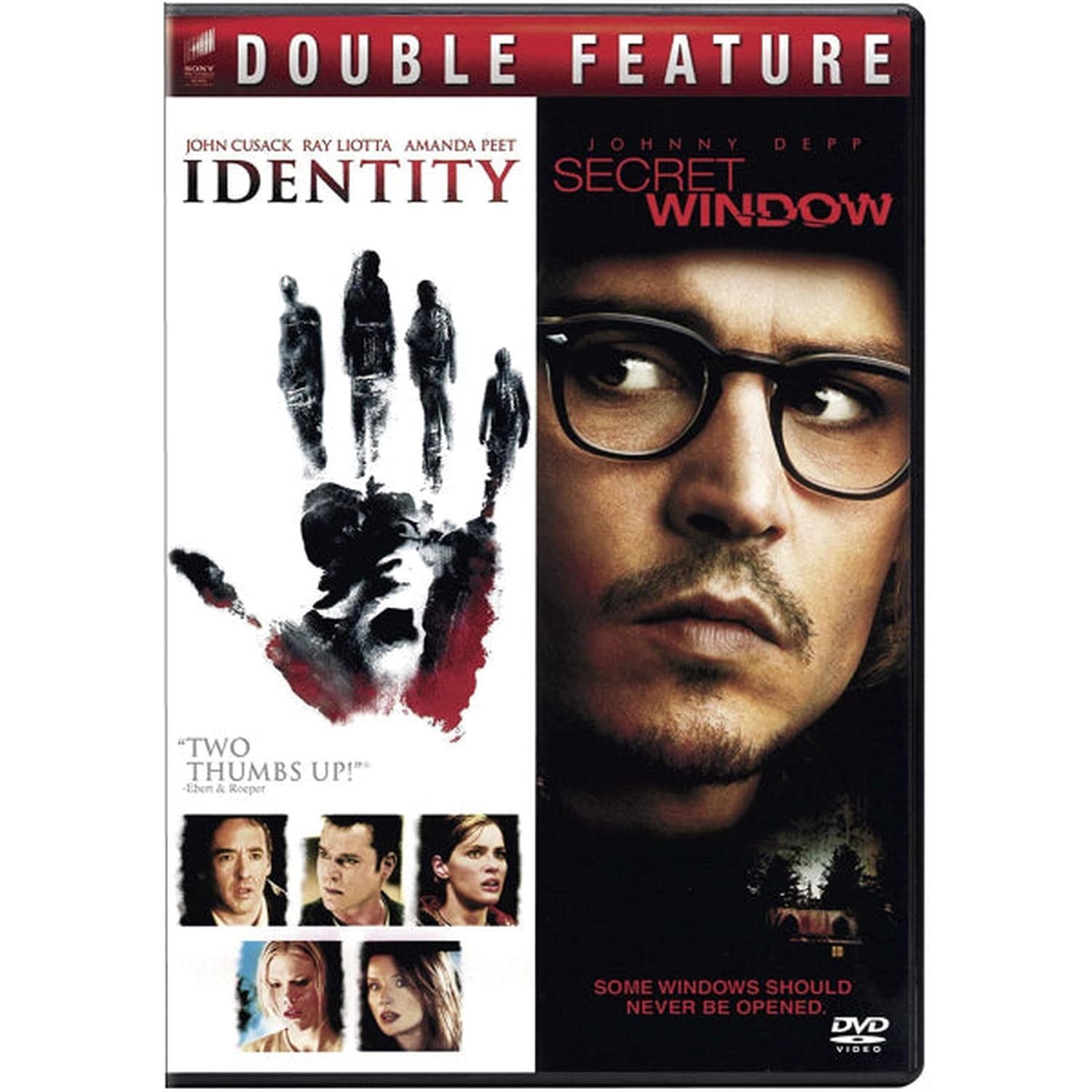 Double Feature: Identity / Secret Window [DVD Box Set] DVDs & Blu-Rays Sony Pictures   