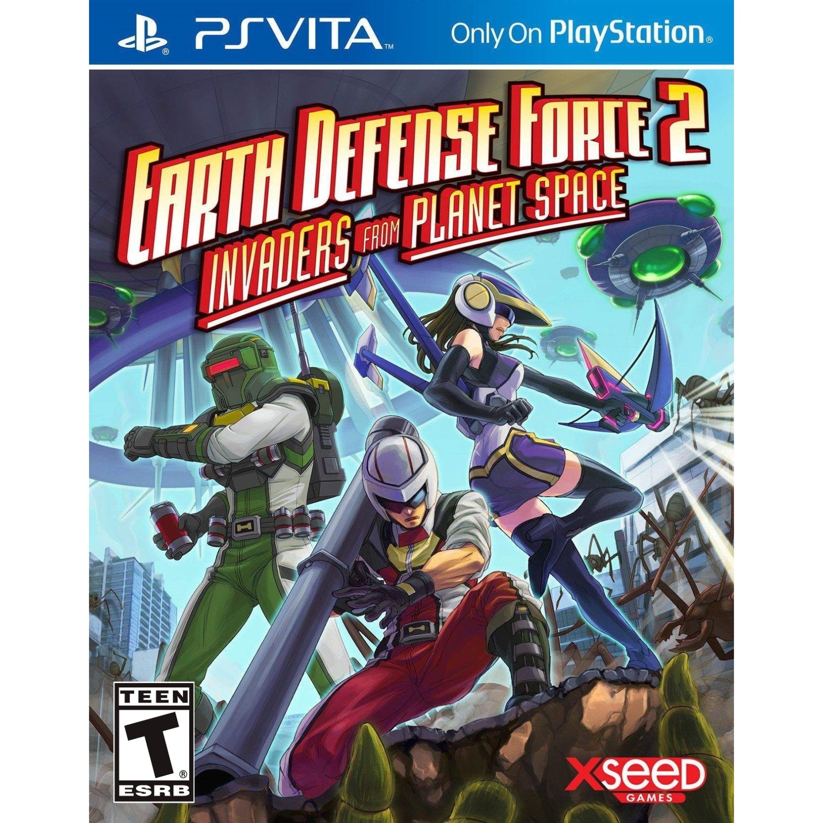 Earth Defense Force 2: Invaders From Planet Space [Sony PS Vita] Sony PS Vita Video Game XSEED Games   