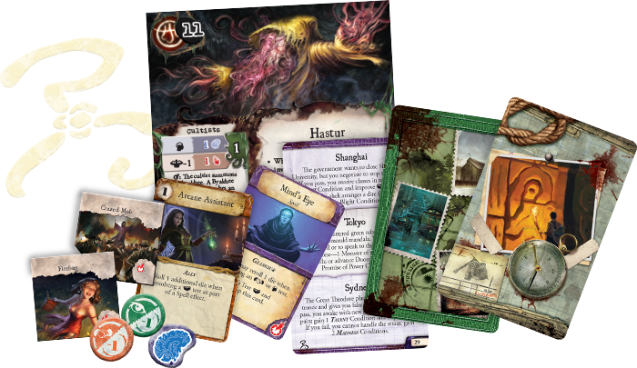 Eldritch Horror: Signs Of Carcosa Expansion [Board Game, 1-8 Players] Board Game Fantasy Flight Games   