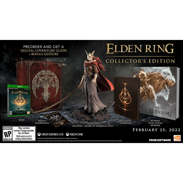 Elden Ring - Collector's Edition [Xbox One / Xbox Series X] Xbox Series X Video Game Bandai Namco   