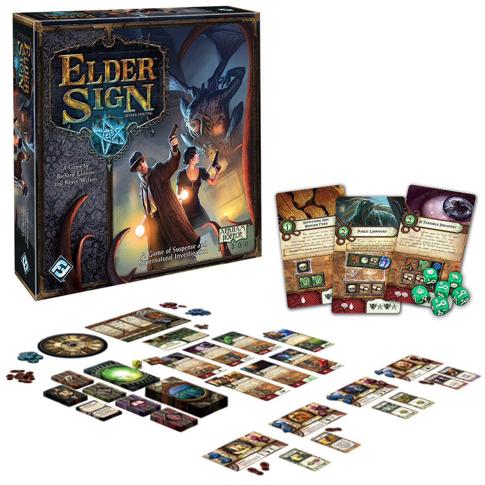 Elder Sign [Board Game, 1-8 Players] Board Game Fantasy Flight Games   