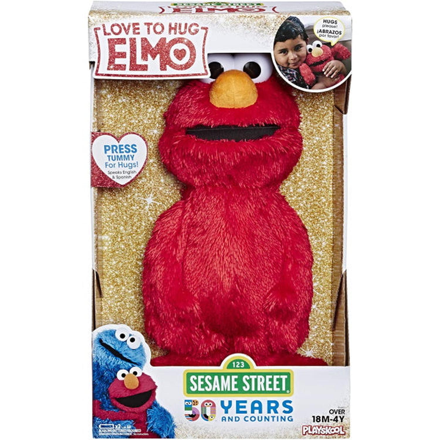 Elmo Loves to Hug 14-Inch Plush Toy Plushies Hasbro
