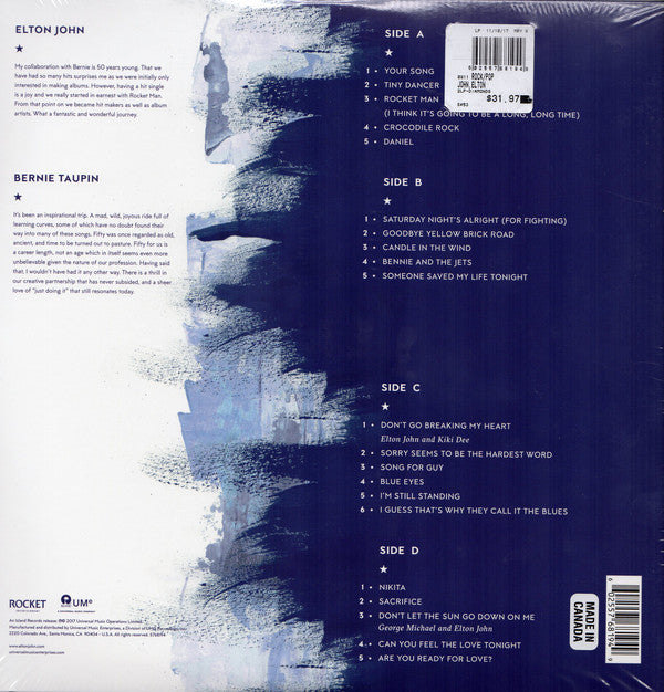 Elton John - Diamonds [Audio Vinyl] Audio CD/Vinyl Virgin   
