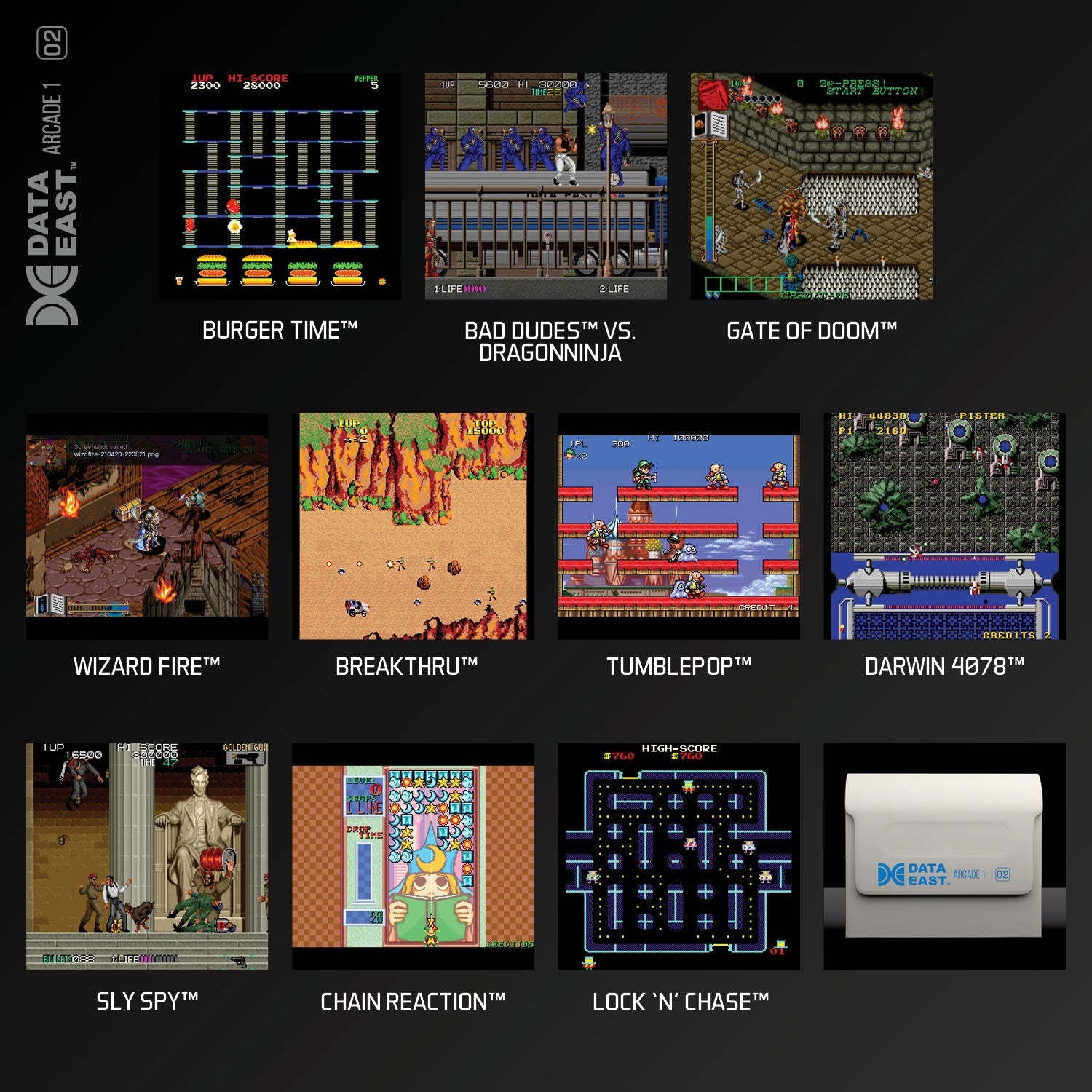 Evercade VS Premium Pack - Technos Arcade 1 + Data East Arcade 1 [Retro System] Retro Systems Evercade   