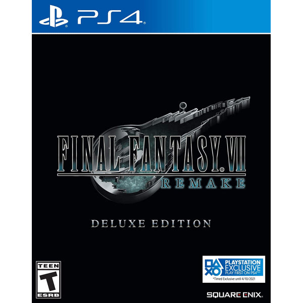 Final Fantasy VII Remake - Deluxe Edition [PlayStation 4] PlayStation 4 Video Game Square Enix   