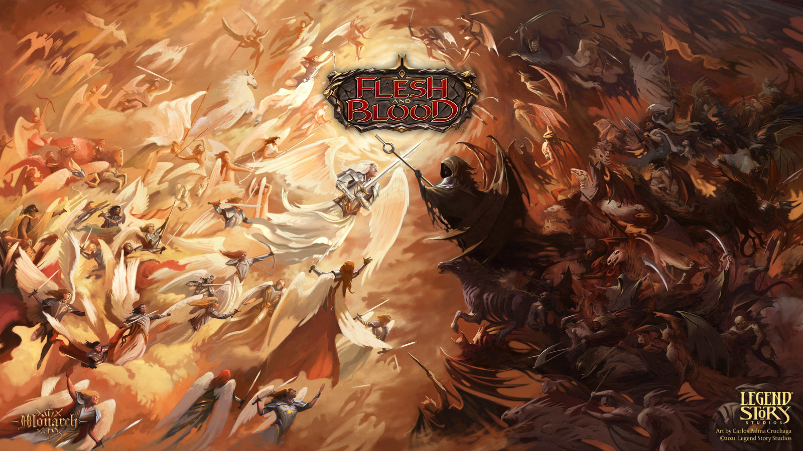 Flesh & Blood TCG: Monarch Booster Box - Alpha 1st Edition - 24 Packs Card Game Legend Story Studios