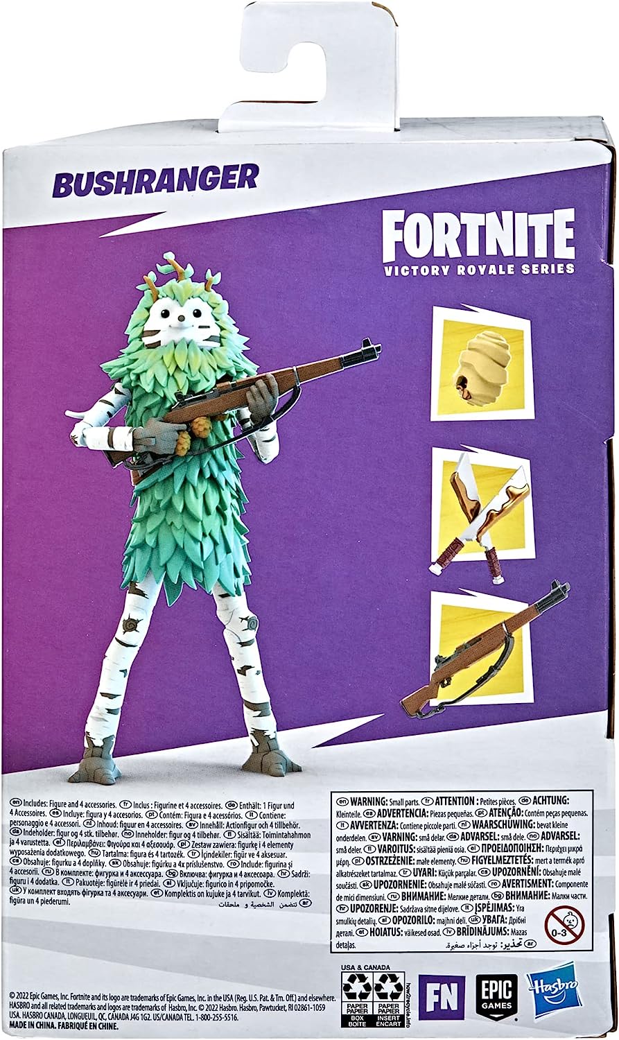 Fortnite Victory Royale Series: Bushranger 6" Collectible Action Figure with Accessories Toys & Games Hasbro