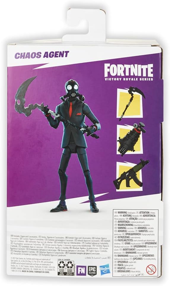 Fortnite Victory Royale Series: Chaos Agent 6" Collectible Action Figure with Accessories Toys & Games Hasbro