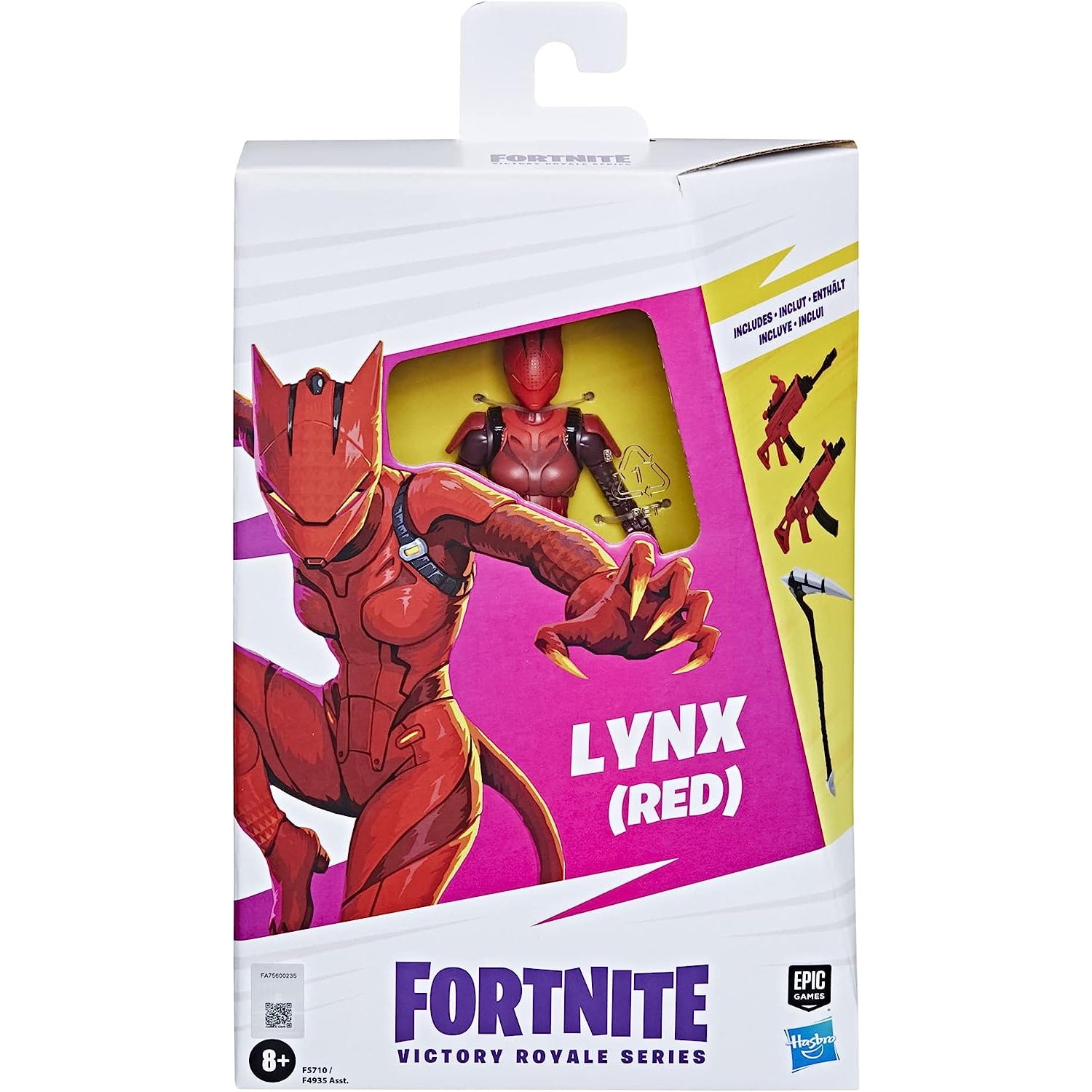 Fortnite Victory Royale Series: Lynx (Red) 6" Collectible Action Figure with Accessories Toys & Games Hasbro
