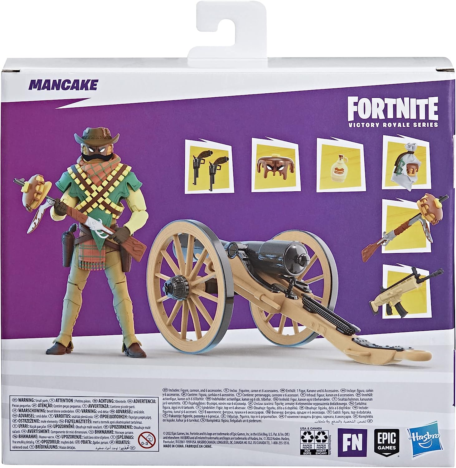 Fortnite Victory Royale Series: Mancake Deluxe Pack 6" Collectible Action Figure with Accessories Toys & Games Hasbro