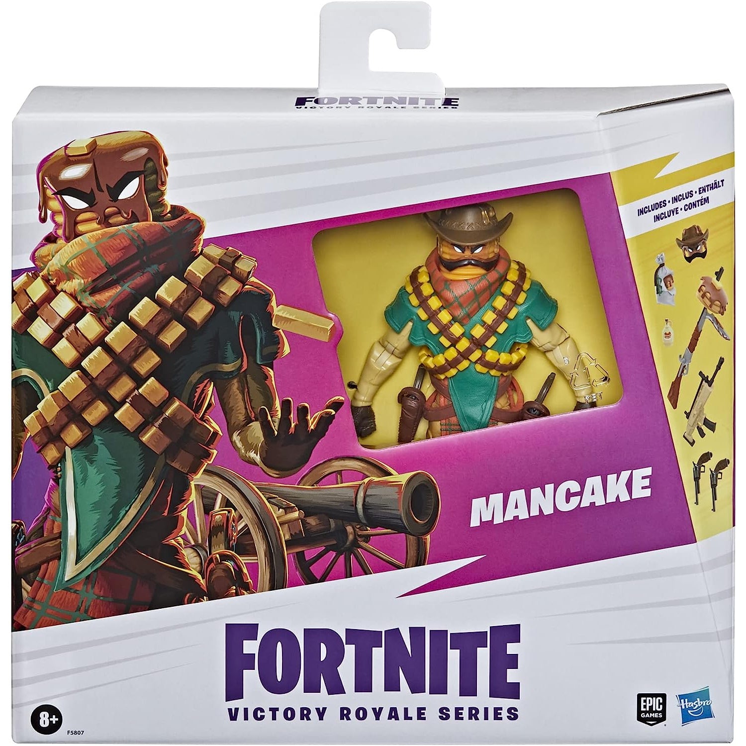 Fortnite Victory Royale Series: Mancake Deluxe Pack 6" Collectible Action Figure with Accessories Toys & Games Hasbro