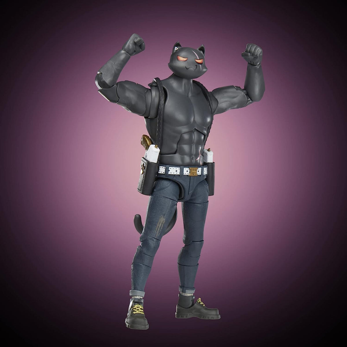 Fortnite Victory Royale Series: Meowscles (Shadow) Deluxe Pack 6" Collectible Action Figure with Accessories Toys & Games Hasbro