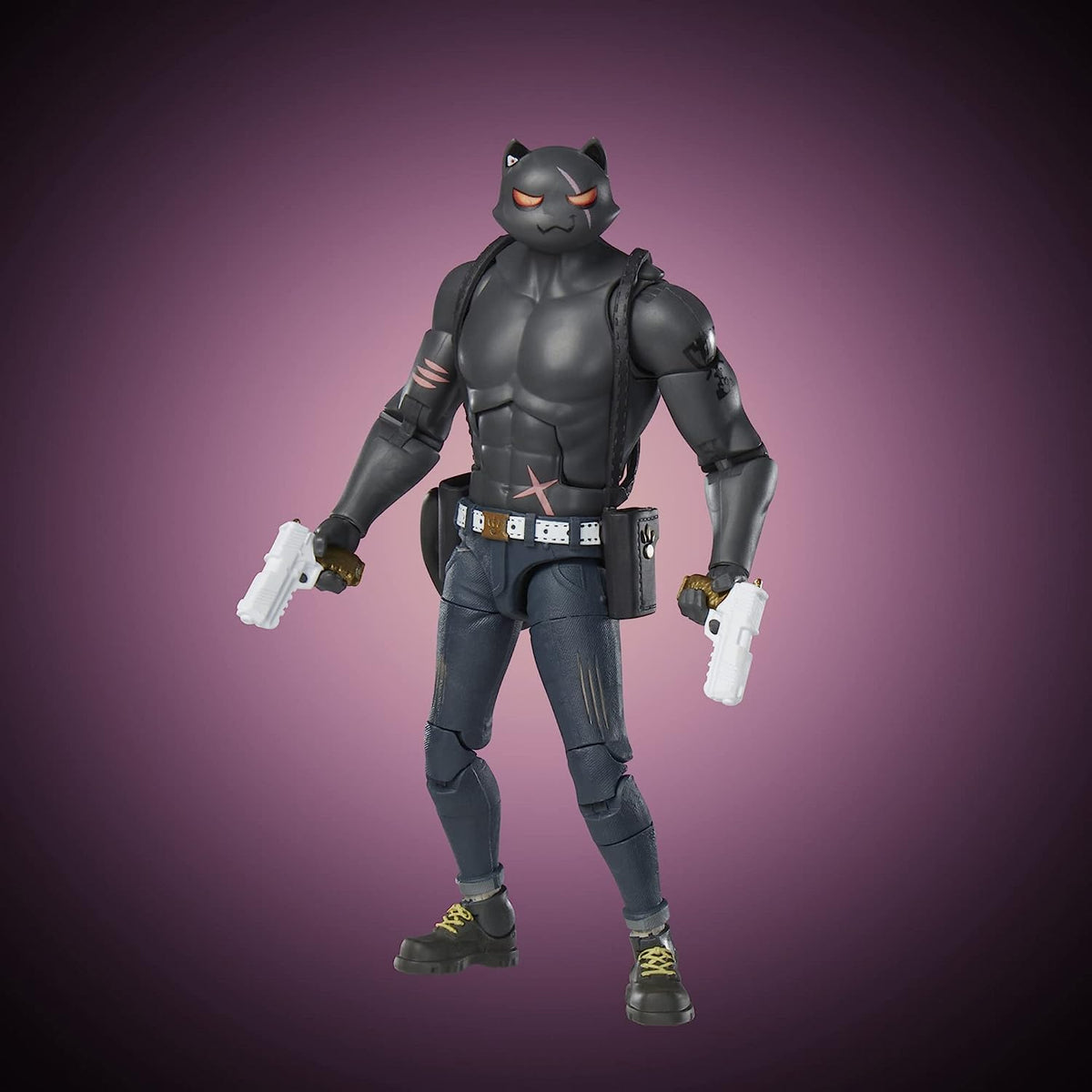 Fortnite Victory Royale Series: Meowscles (Shadow) Deluxe Pack 6" Collectible Action Figure with Accessories Toys & Games Hasbro