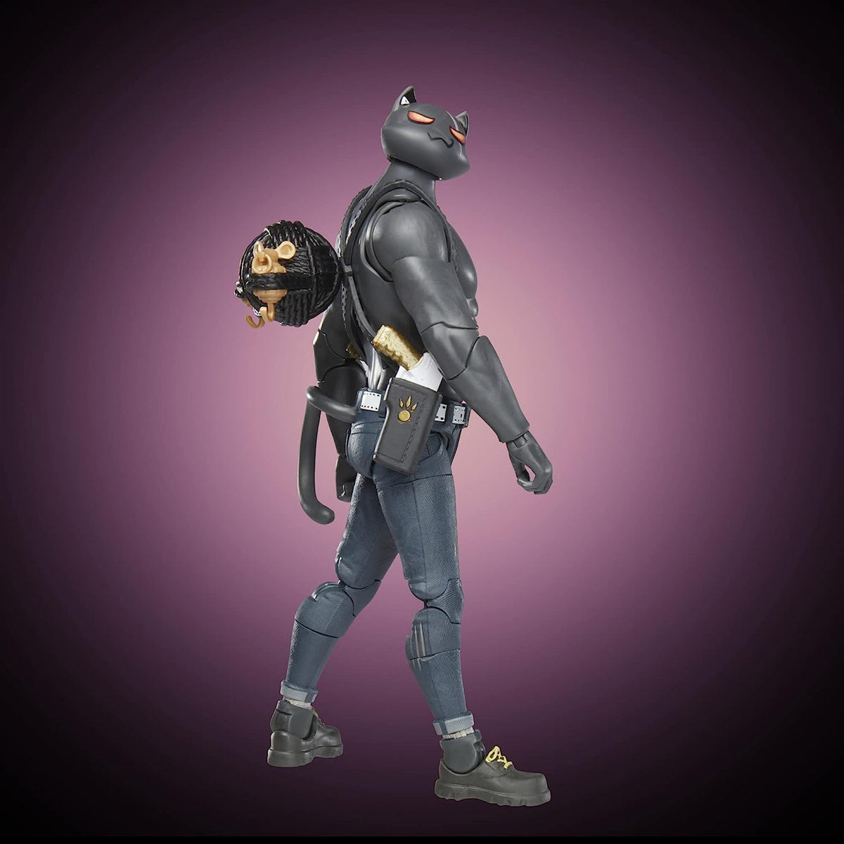 Fortnite Victory Royale Series: Meowscles (Shadow) Deluxe Pack 6" Collectible Action Figure with Accessories Toys & Games Hasbro
