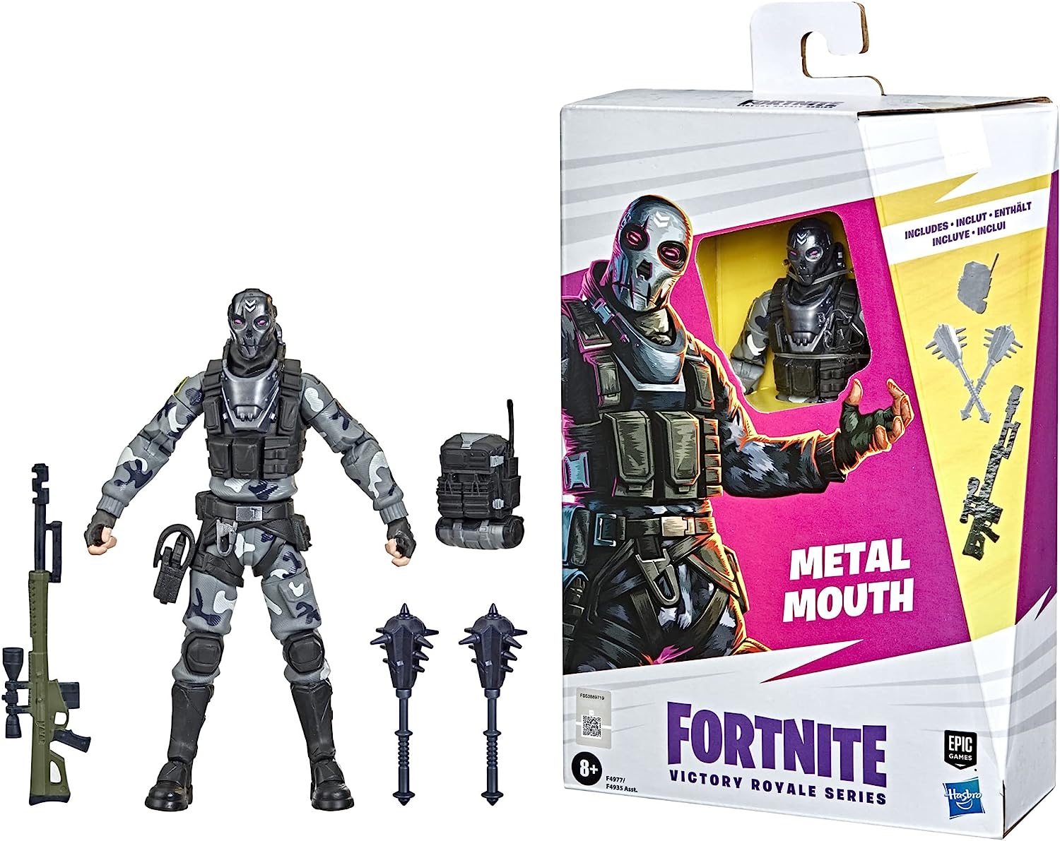 Fortnite Victory Royale Series: Metal Mouth 6" Collectible Action Figure with Accessories Toys & Games Hasbro