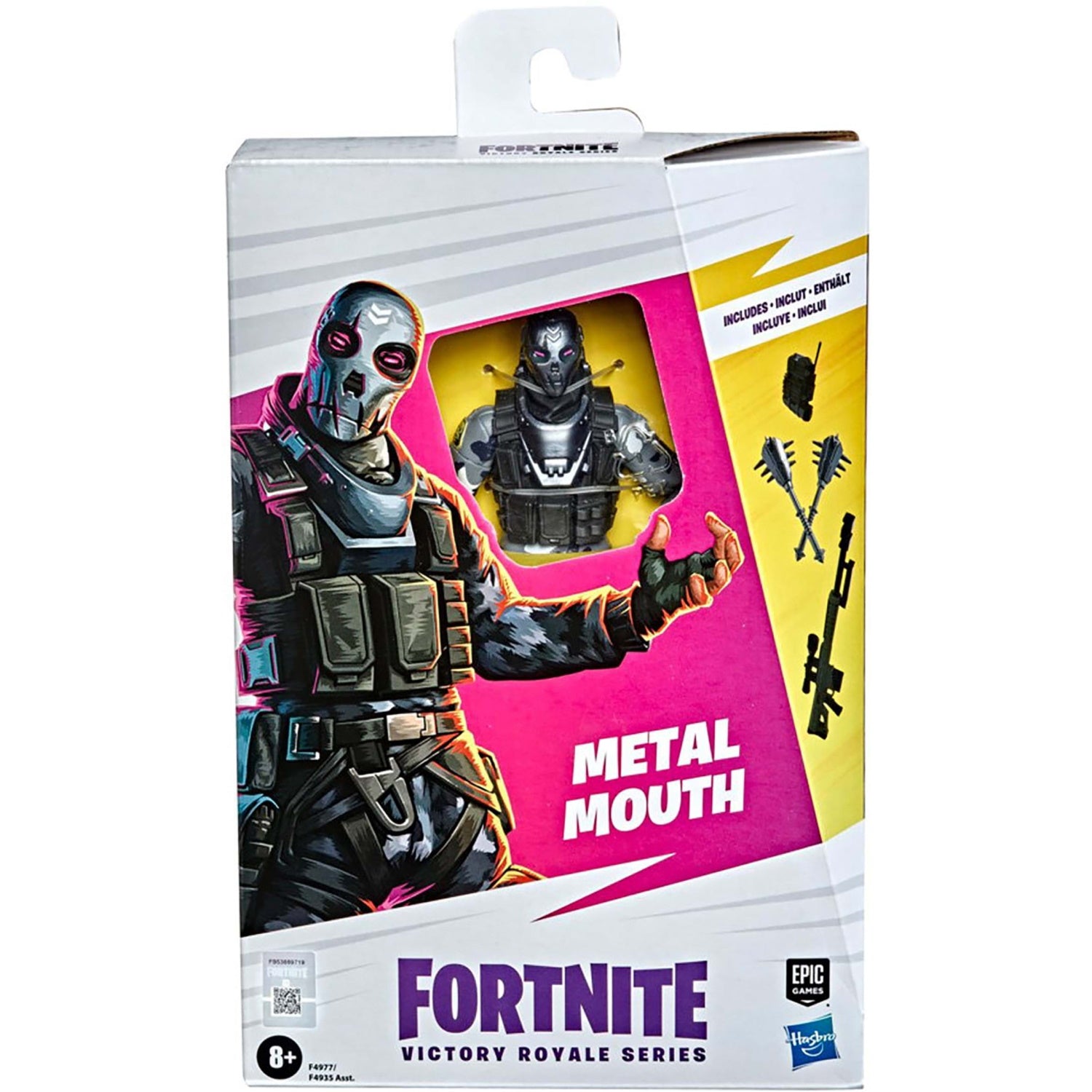 Fortnite Victory Royale Series: Metal Mouth 6" Collectible Action Figure with Accessories Toys & Games Hasbro