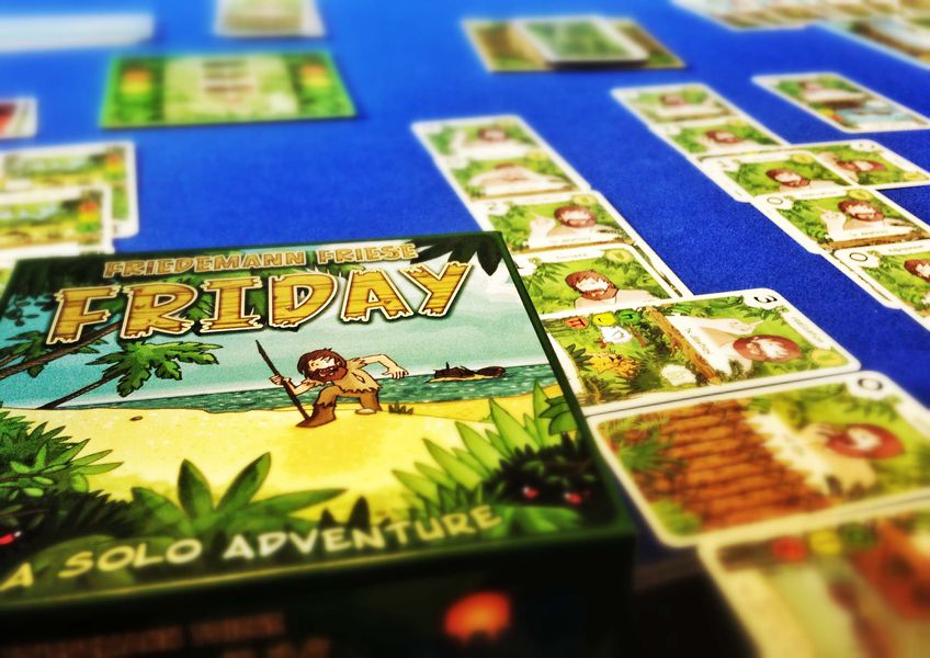 Friday - A Solo Adventure Card Game Rio Grande Games   
