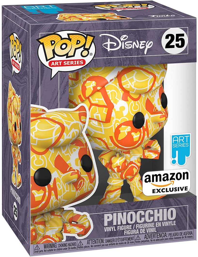 Funko POP! Artist Series: Disney Treasures from The Vault - Pinocchio Vinyl Figure #25 Toys & Games Funko   
