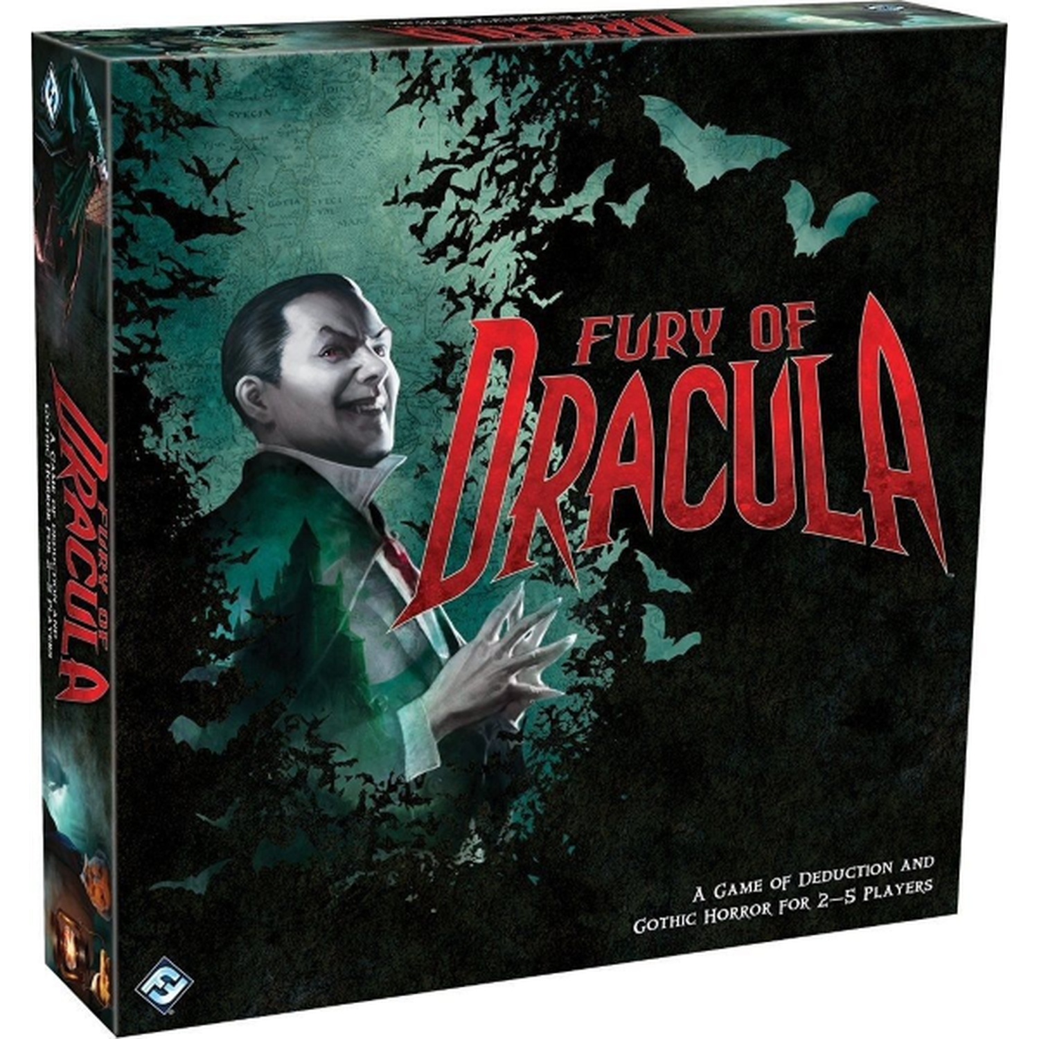 Fury of Dracula - 3rd Edition [Board Game, 2-5 Players] Board Game Fantasy Flight Games   